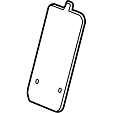 GM 22791362 Armrest Cover, Rear Center 22791362 GM Armrest Cover, Rear Center Illustration 1 of 1