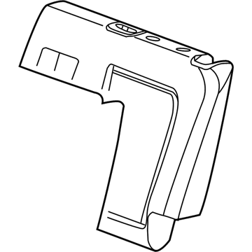 GM 22773423 Seat Back Frame, Rear 22773423 GM Seat Back Frame, Rear Illustration 1 of 1