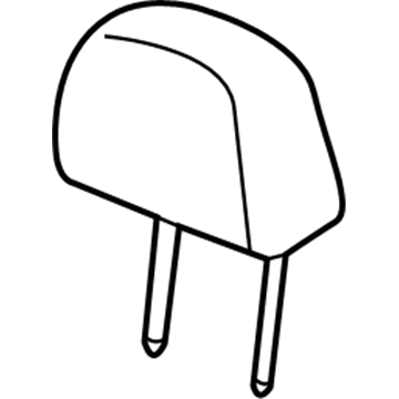 GM 19260763 Headrest 19260763 GM Headrest Illustration 1 of 1
