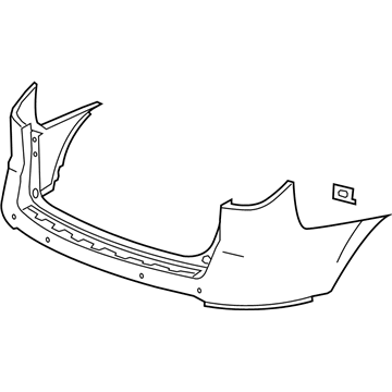 Chevy Traverse Bumper Cover - 23328095