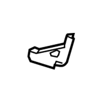25991975 GM Crossmember Extension, Driver Side Illustration 1 of 1