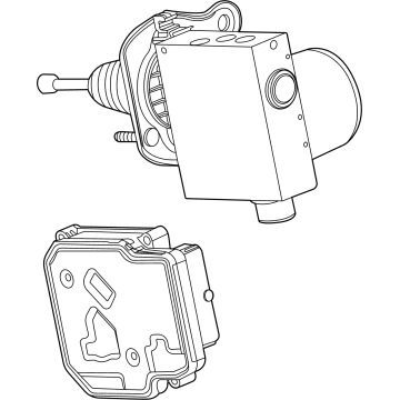 Chevy Trailblazer ABS Pump And Motor Assembly - 42742904