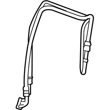 GM 26090949 Power Steering Return Hose 26090949 GM Power Steering Return Hose Illustration 1 of 1