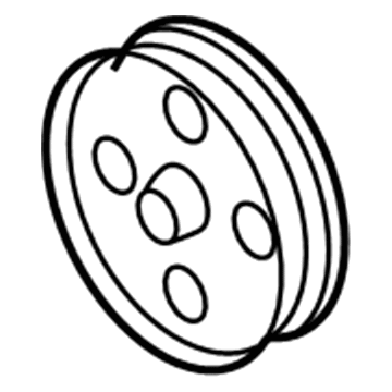 GM 19258492 Pulley 19258492 GM Pulley Illustration 1 of 1
