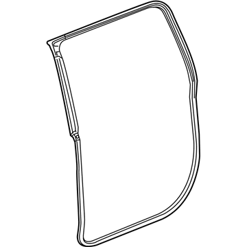 Chevy Silverado 3500 HD Door Seal - 23286284