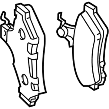 Chevy Camaro Brake Pads - 89047744