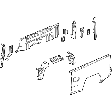 GMC 23225429 Side Panel