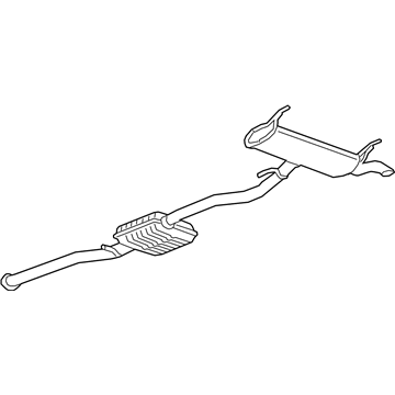 Chevy 86807342 Muffler & Pipe
