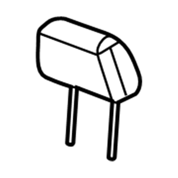 GM 10365543 Headrest, Front 10365543 GM Headrest, Front Illustration 1 of 1
