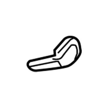 GM 10357997 Recline Handle, Black, Front Driver Side 10357997 GM Recline Handle, Black, Front Driver Side Illustration 1 of 1