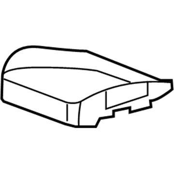 10374392 GM Seat Cushion Pad, Front Driver Side Illustration 1 of 1