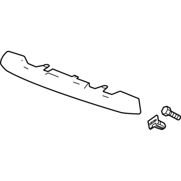 GM 86564531 Front Molding 86564531 GM Front Molding Illustration 1 of 1