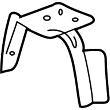 GM 92121185 Floor Extension 92121185 GM Floor Extension Illustration 1 of 1