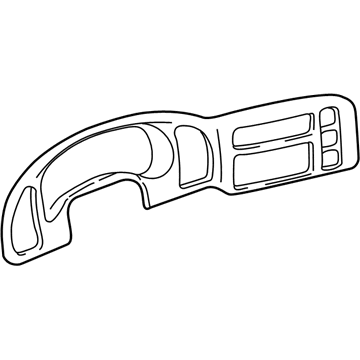 Chevy 15770841 Cluster Trim