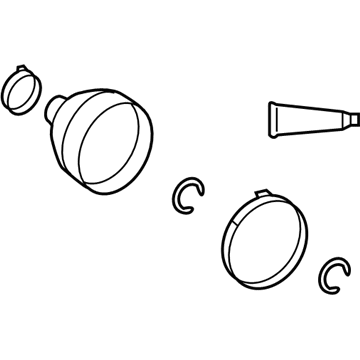 Pontiac 19204685 Inner CV Joint Boot