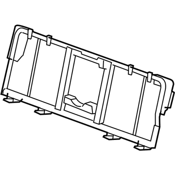 25893737 GM Seat Back Frame, Rear Illustration 1 of 1