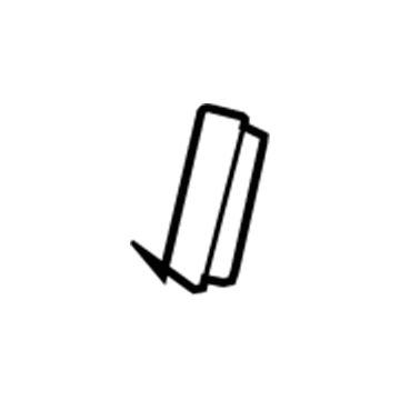 GM 22771139 Seat Back Frame Bumper 22771139 GM Seat Back Frame Bumper Illustration 1 of 1