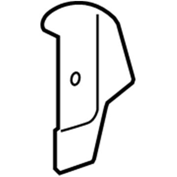 GM 15914114 Outer Cover, Titanium, Passenger Side 15914114 GM Outer Cover, Titanium, Passenger Side Illustration 1 of 1