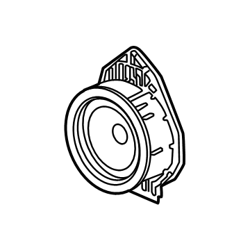 Cadillac 84853409 Rear Driver Speaker