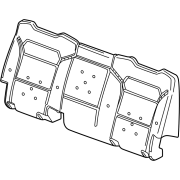 Chevy 84460300 Seat Back Pad
