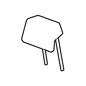Chevy 85010266 Headrest, Center
