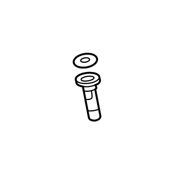 85135186 GM Guide, Seat Headrest, Black Illustration 1 of 1