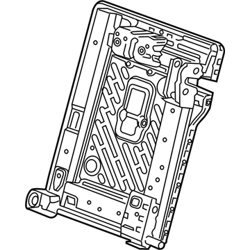 13513496 GM Seat Back Frame, Rear Illustration 1 of 1