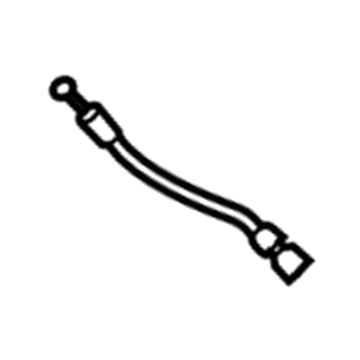 13431465 GM Lock Cable, Rear Illustration 1 of 1