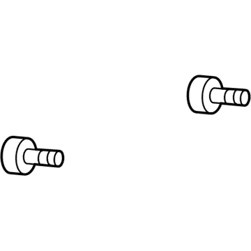 GM 13297408 Trim Bezel Bolt, Lower 13297408 GM Trim Bezel Bolt, Lower Illustration 1 of 1