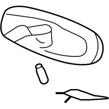 Chevy 10345906 Mirror Inside