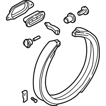 Chevy Brake Shoe Set - 89027098