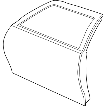 GM 22713973 Door Shell, Front Driver Side 22713973 GM Door Shell, Front Driver Side Illustration 1 of 1