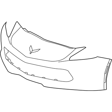 Chevy Corvette Bumper Cover - 84407326