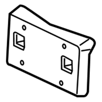 Chevy 22800966 License Bracket