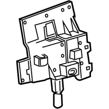 GM 10351511 Receiver Bracket 10351511 GM Receiver Bracket Illustration 1 of 1