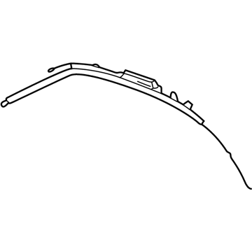15805999 GM Inflator Curtain, Driver Side Illustration 1 of 1