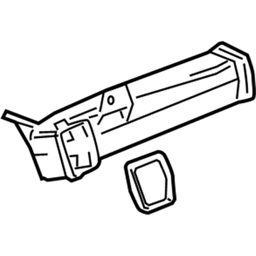 GM 22685057 Air Distributor, Driver Side 22685057 GM Air Distributor, Driver Side Illustration 1 of 1