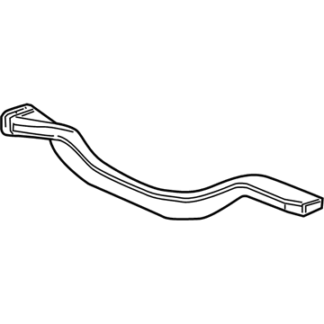 GM 22627184 Floor Duct, Passenger Side 22627184 GM Floor Duct, Passenger Side Illustration 1 of 1