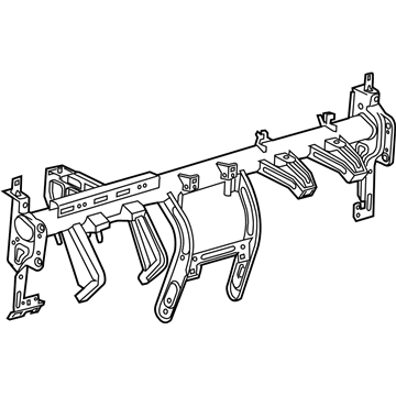 GM 23506200 Reinforcement Beam 23506200 GM Reinforcement Beam Illustration 1 of 1