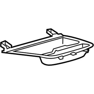 22963873 GM Tray, Black Illustration 1 of 1