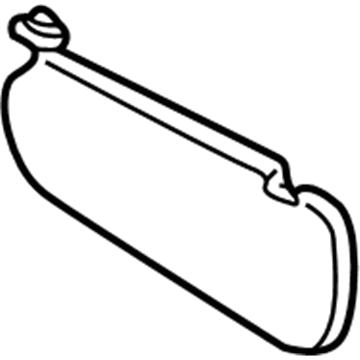 Pontiac 88974585 Sunvisor