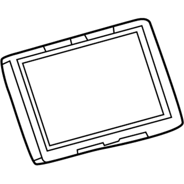 GM 42342511 Display Unit, Driver Side 42342511 GM Display Unit, Driver Side Illustration 1 of 1