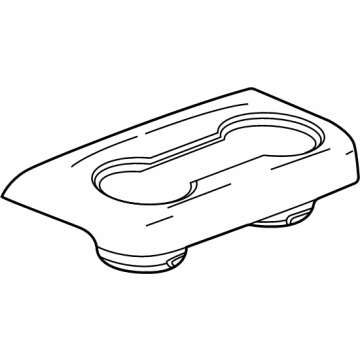 GMC 84887779 Rear Cupholder