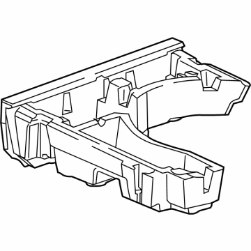84615194 GM Storage Compart, Titanium, Rear Illustration 1 of 1