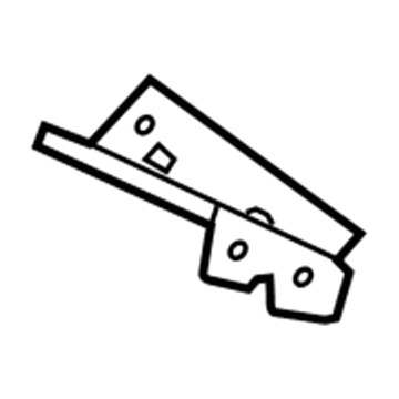 GM 23433526 Fender Mounting Bracket, Front Driver Side 23433526 GM Fender Mounting Bracket, Front Driver Side Illustration 1 of 1