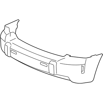 GM 15276663 Bumper Cover 15276663 GM Bumper Cover Illustration 1 of 1