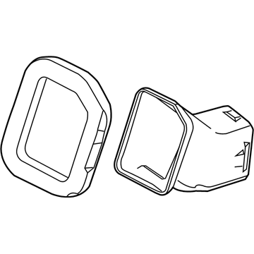 GM 92200212 Inlet Duct 92200212 GM Inlet Duct Illustration 1 of 1
