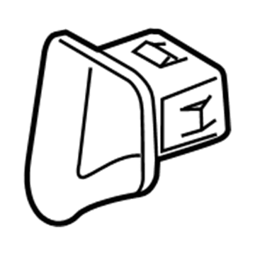 GM 92229656 Inlet Duct 92229656 GM Inlet Duct Illustration 1 of 1