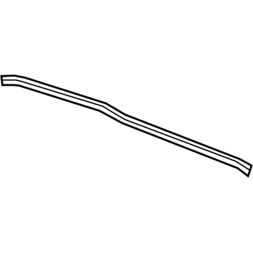 GM 25844423 Rear Weatherstrip 25844423 GM Rear Weatherstrip Illustration 1 of 1