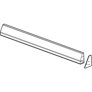 GM 84523963 Upper Tie Bar, Rear 84523963 GM Upper Tie Bar, Rear Illustration 1 of 1